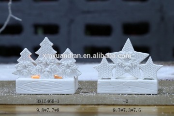 2016 newest Ceramic white tea light porcelain candle holders for house decoration