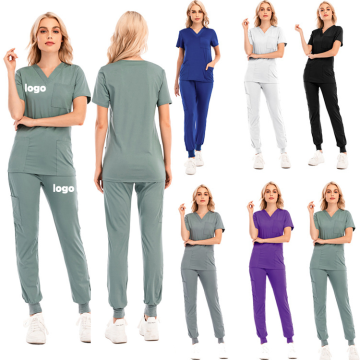 Wholesale Unisex Women's and Men's Medical Nursing Jogger Scrubs Uniform Sets
