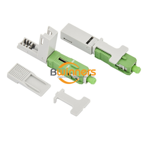 Ftth Fast Connector สีเขียว SC APC
