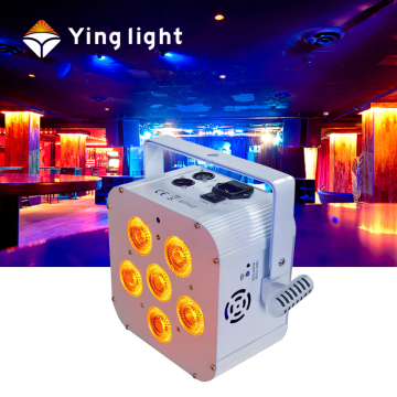6in1 LED Wireless Battery PAR Light - 6x18W RGBWA UV
