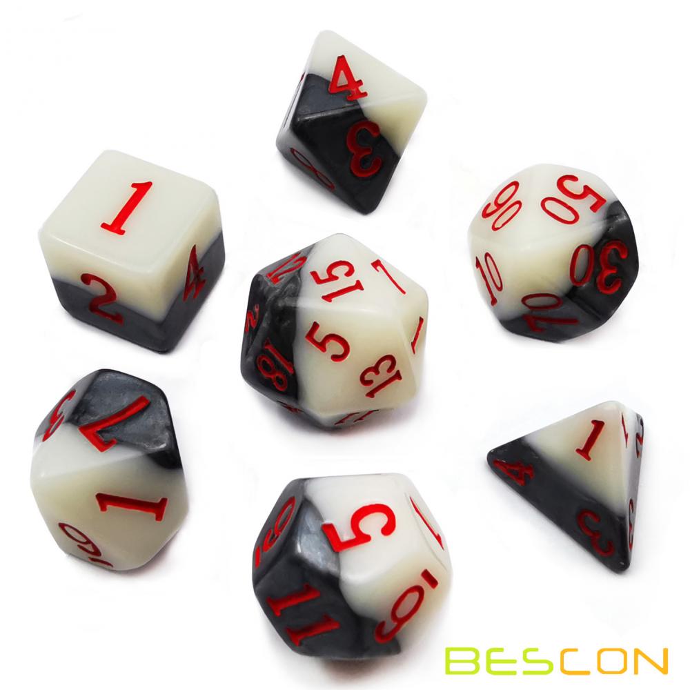 Green Dawn Luminous Role Playing Dice 2