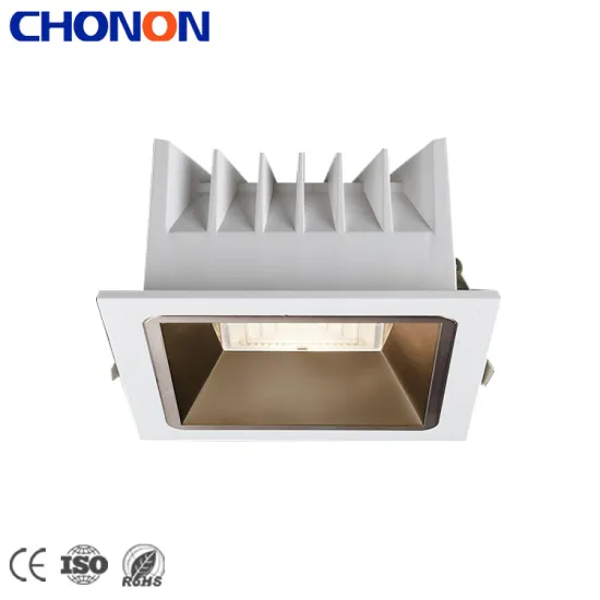 Die-Cast Aluminum Square Recessed LED Downlight: An Efficient Commercial Energy-Saving Lighting Solution