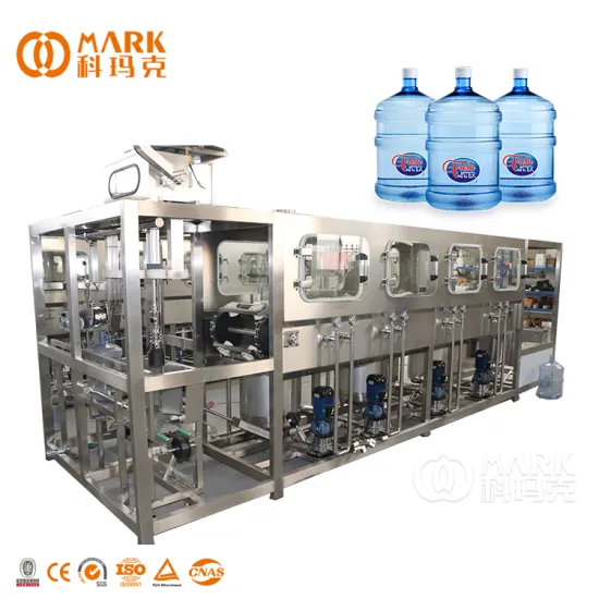 Automatic 20 Liters Barrel Water Filling Machine for 19L/5 Gallon Bottles