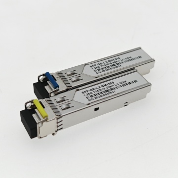 BIDI Single Mode SFP Optic Transceivers 20km 40km 80km LC SC
