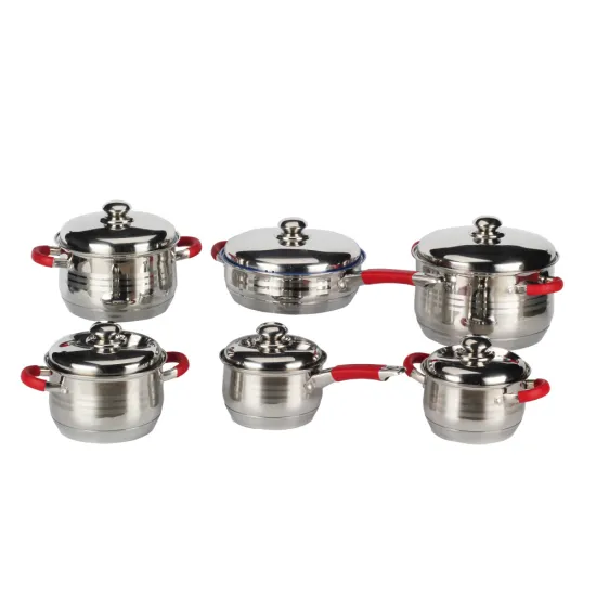12-Piece Stainless Steel Cookware Set