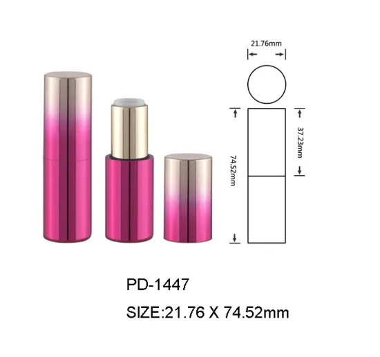 Cosmetic Round Plastic Lipstick Case For Women