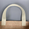 Shopping Tote Bag Large 2 Tone Jute Burlap