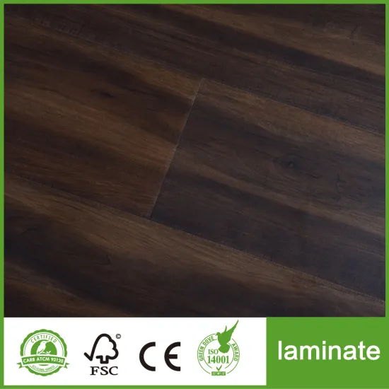 Black Hdf Core Laminated Flooring Waterproof