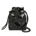 Women's bag 2021 new rhomboid splicing with geometric bucket bag with one shoulder cross-body bag