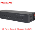 USB Charger 12 ports TYTPE-C Station de charge USB