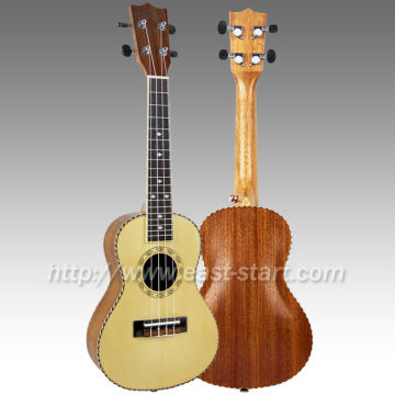 Handmade Solid Top Concert Ukulele,Arched Back