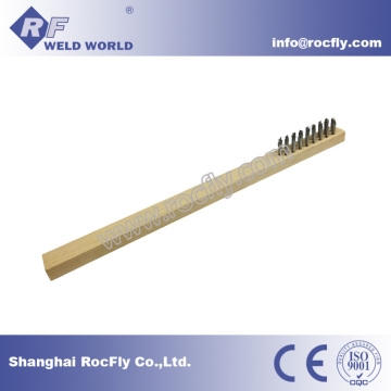 Industry Beech Wooden Handle Stainless Steel Wire Brush