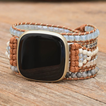Bohemian Style Retro Jewelry Bracelet Watch Band for Fitbit Versa 3 2 1 (20mm/22mm)