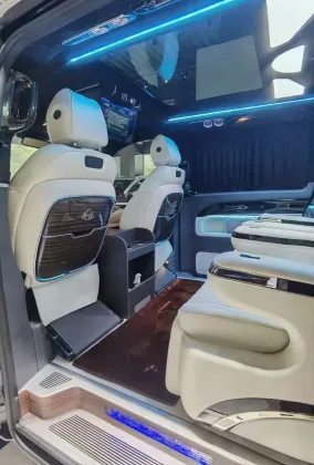 RELY AUTO 2022 Luxury Van Car Seat Back Table for W447 V-Class, Vito, V300, Metris, Maybach