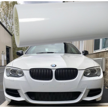 super gloss white car wrap vinyl