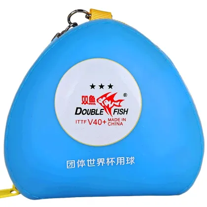 Environmentally Friendly Double Fish Silicone Table Tennis Bag - Portable Storage Box & Protection
