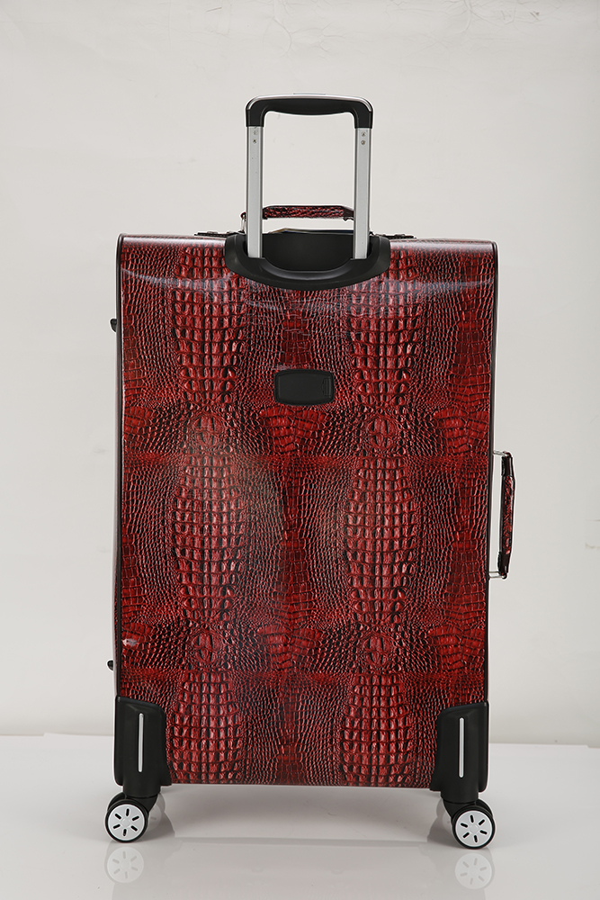 Expandable Checked Spinner Luggage