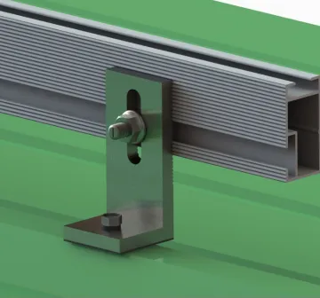 Simple Installation Solar Fixing Bracket for Metal Corrugated Roof L Feet