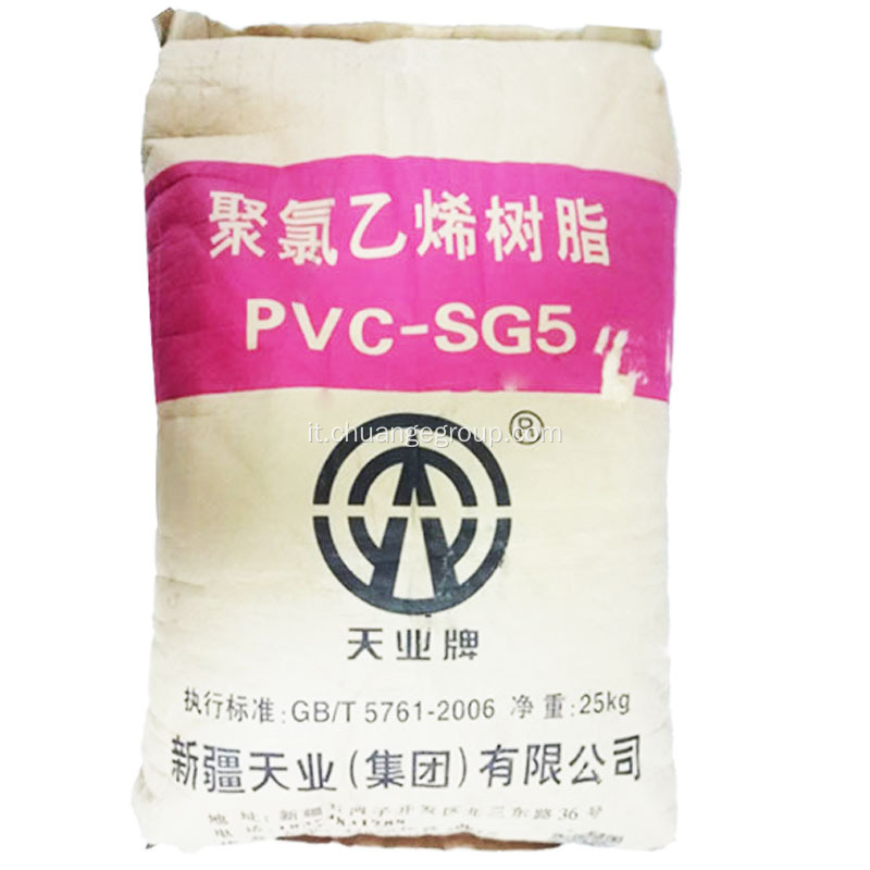Resina PVC Tianye SG5 per fili e cavi