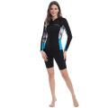 Seaskin berkualiti tinggi 2mm lengan panjang wanita springwetsuit