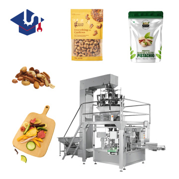 Automatic dry fruits snack doypack packing machine