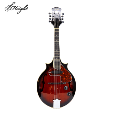 Red Electric Mandolin مصنوع من Sapele Wood: دليل شامل لأدوات السلسلة وخيارات التقاط