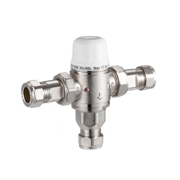 High Quality Brass Thermostatic Mixing Valve for Hot and Cold Water Control