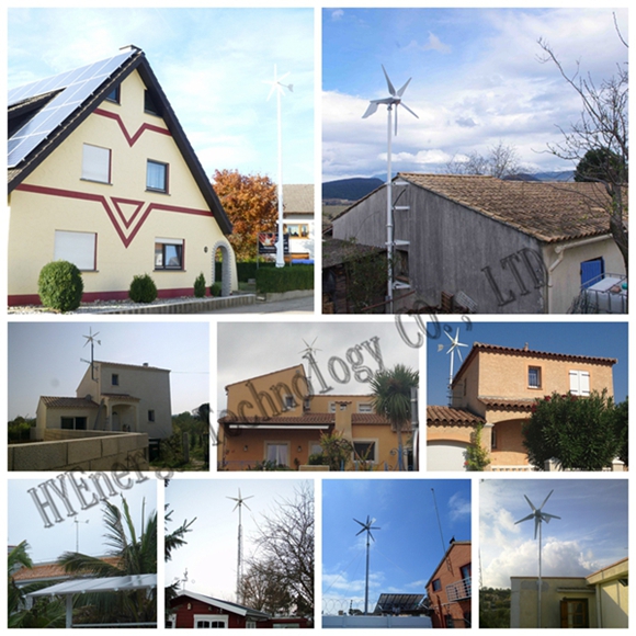 Hye Wind off-Grid System with 3kw Wind Turbine Generator and off-Grid Controller for Home (HY-W30-OGS)