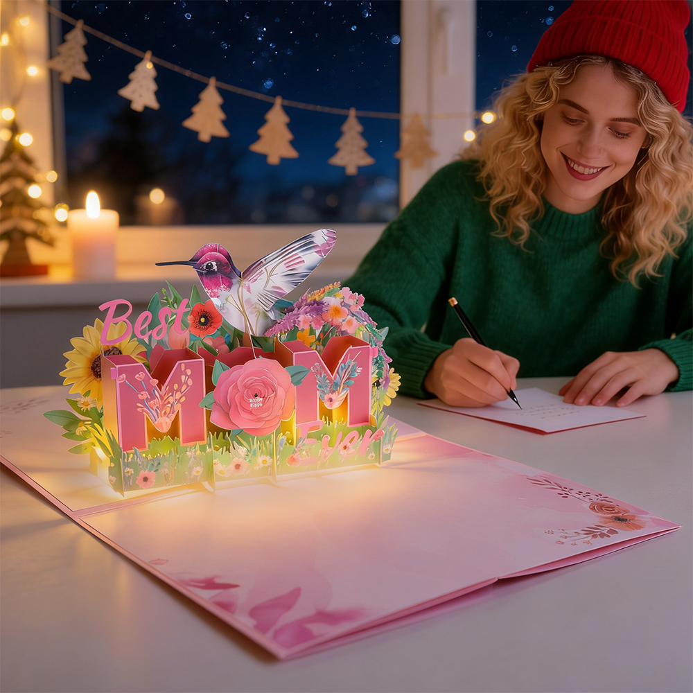 LED mother music cards