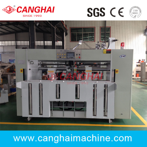 Corrugated paper stitcher machine