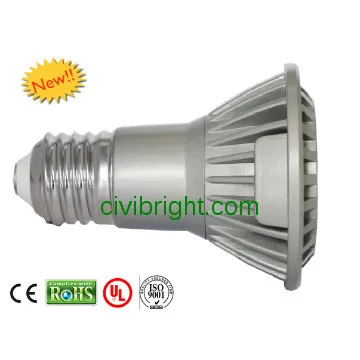 Par20 high power par lamp Aluminum cup