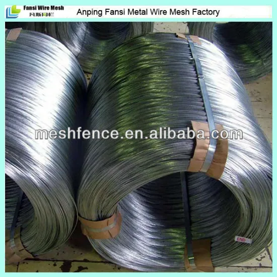 Surface bright 8 gauge galvanized wire Anping supplier