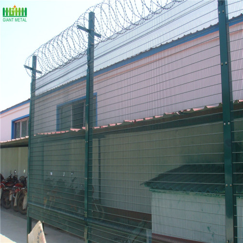 welded mesh security fence