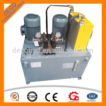 hydraulic pump unit used for operating hydraulic cylinder