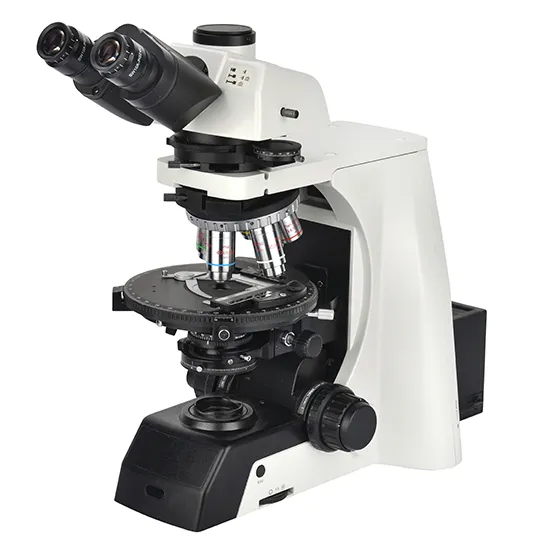 BestScope BS-5095 Trinocular Polarizing Microscope with Transmitted Illumination for Scientific Research