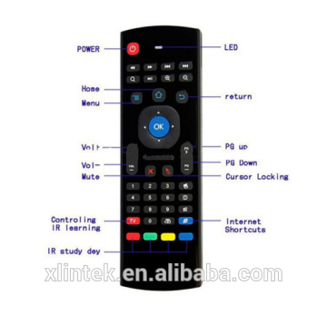 Smart Remote Air Mouse MX3 2.4G Wireless keyboard fly-mouse Rc12 Rc11 Mx3