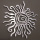 Laser Cutting Sun Metal Wall Art Decor