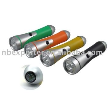 flashlight,led flashlight,flashlight with compass,plastic flashlight