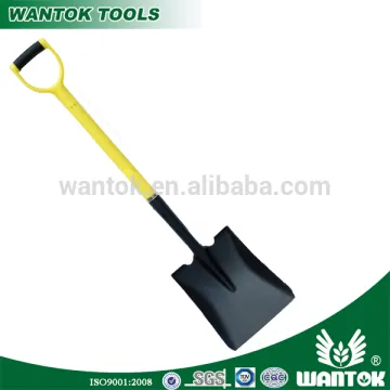 S519 Square-point shovel with Y-shape plastic handle