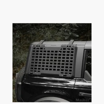Maiker Offroad Aluminum Black Multifunctional Window Expansion Panel - Right Side for Ford Bronco