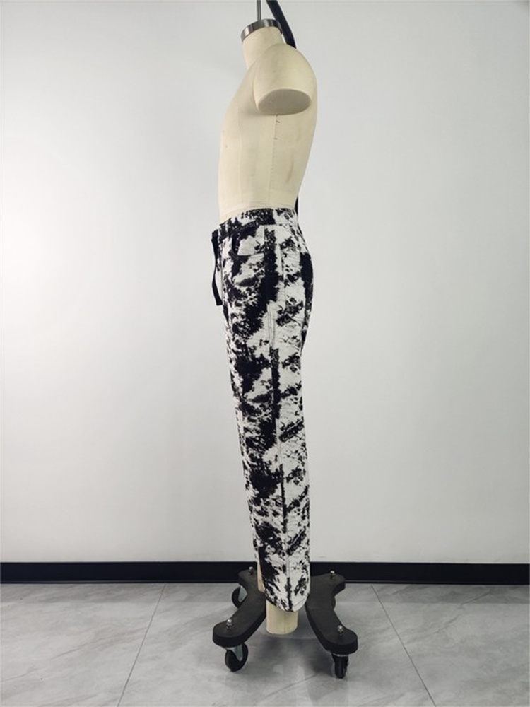 Anti Wrinkle Mens Breatable Printed Pants