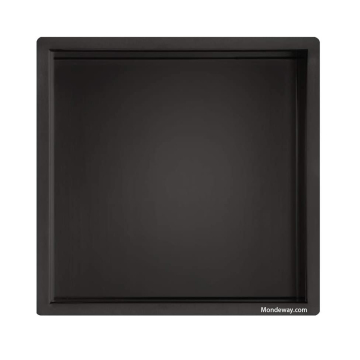 304 Stainless Steel Black Recessed Shower Niche: An Organized Solution for Shampoo and Toiletry Storage