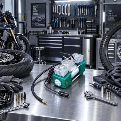 Mini Air Pump Tire Inflator Air Compressor Portable Inflator Pump