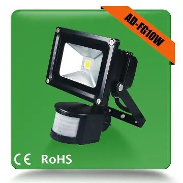 Waterproof ip65 10w sensor led floodlight pir floodlight series