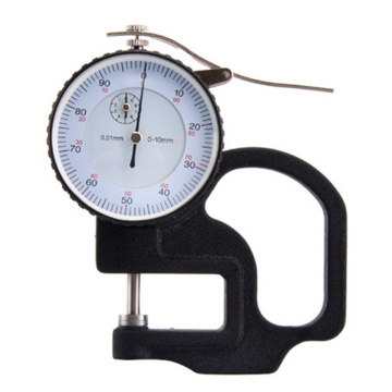 0-10mm 0.01mm Dial Thickness Gauge High Precision Leather Metal Case Tester Flat Micrometer Width Measuring Instrument Tools
