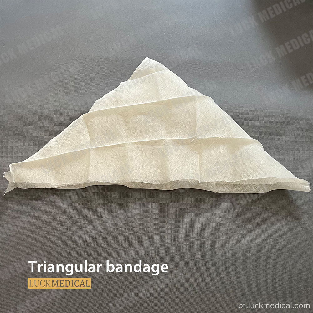 Sling de elevação triangular de bandagem médica