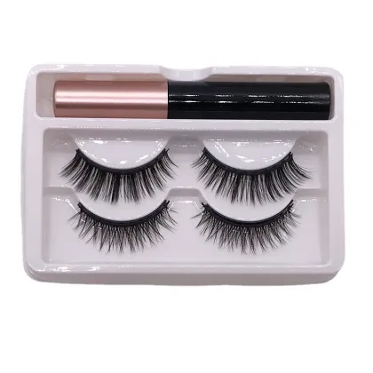 Wholesale 2-Pair Magnetic Eyelashes and 10-Magnet Eyelashes for Private Labeling