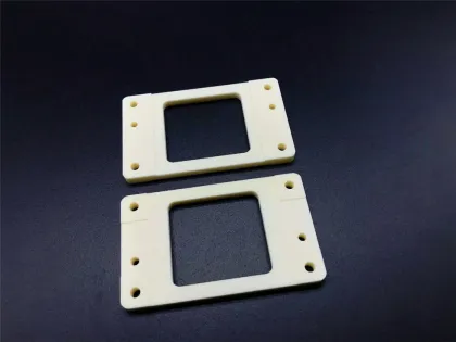 Ceramic squares and square plates for semiconductors