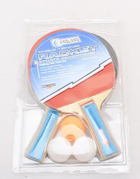 ONE RACQUET PACKED WITH BLISTER N ANOTHER RACQUET+BALL PACKED WITH BLISTER(ONE SET)