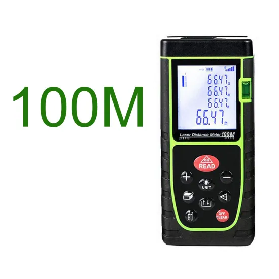 Laser Distance Meter Handheld Measure 40M 60M 80M 100M Range Finder Digital Tape Measuring Instrument